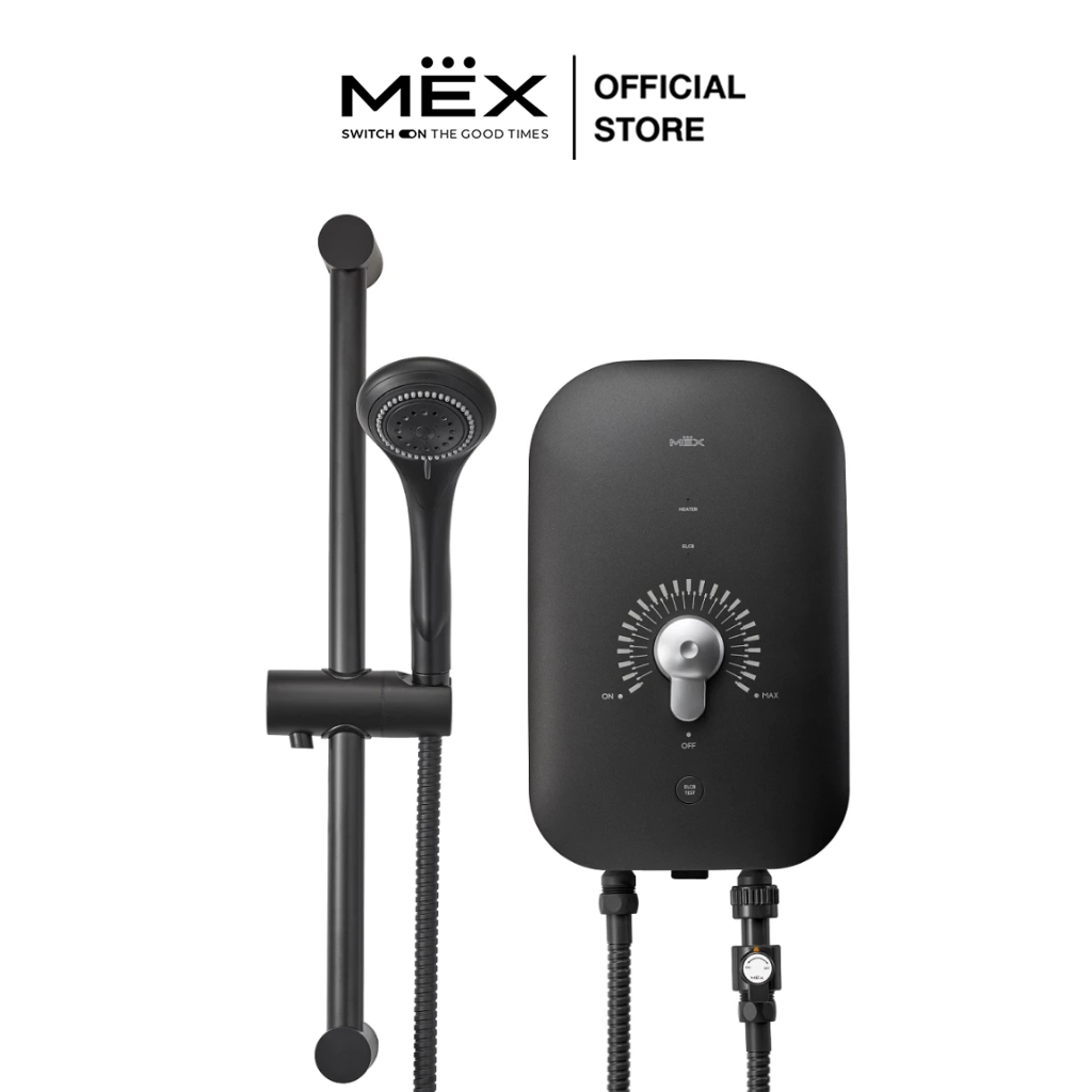 MEX เครื่องทำน้ำอุ่น 4500W : รุ่น COCO 450 (MLB) : สีดำเมทัลลิค (Metallic black)