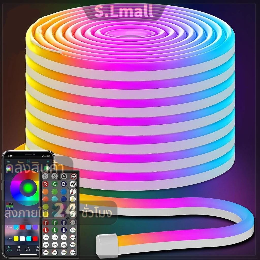ไฟ Led ห้องแสง Strip RGB IC 15 M/10 M/5 M/3 M กันน้ํา IP67 5M 24 Key สาย USB รีโมทคอนโทรล Alexa Google Home Voice App
