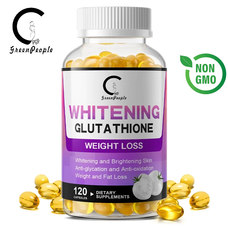 GPGP Whitening Glutathione Capsules แคปซูลกลูตาไธโอนเพื่อผิวขาว ผิวขาวกระจ่างใส ต่อต้านการเกิดไกลเคชั่นและออกซิเดชั่น