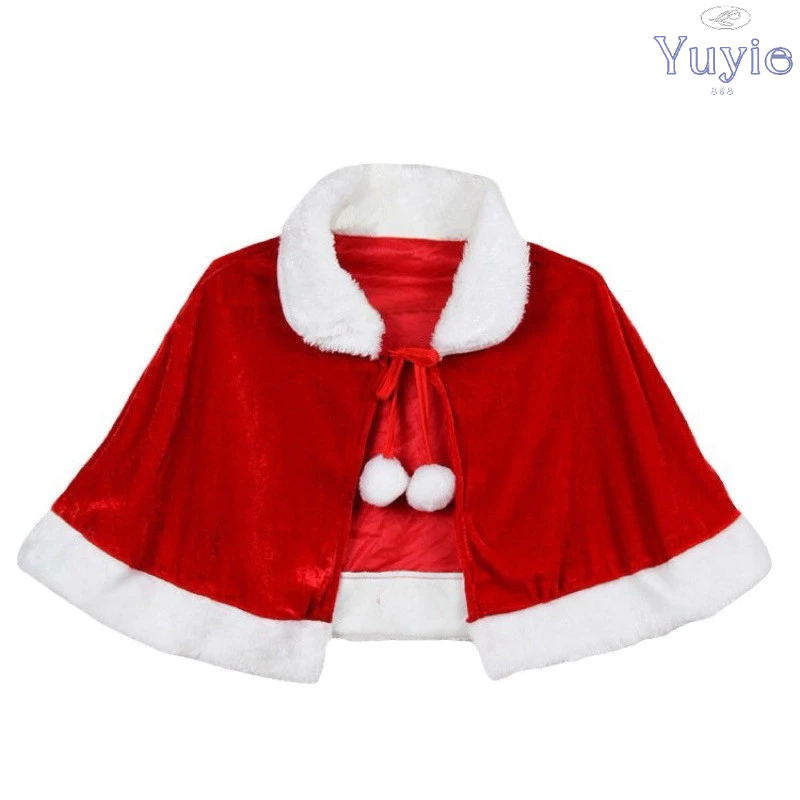 ผ้าคลุมไหล่คริสมาสต์ ชุดแซนตี้ รุ่น Z8889 (Ya) คลุมตุ้ม🏆เกรดพรีเมี่ยมแท้ yuyie888