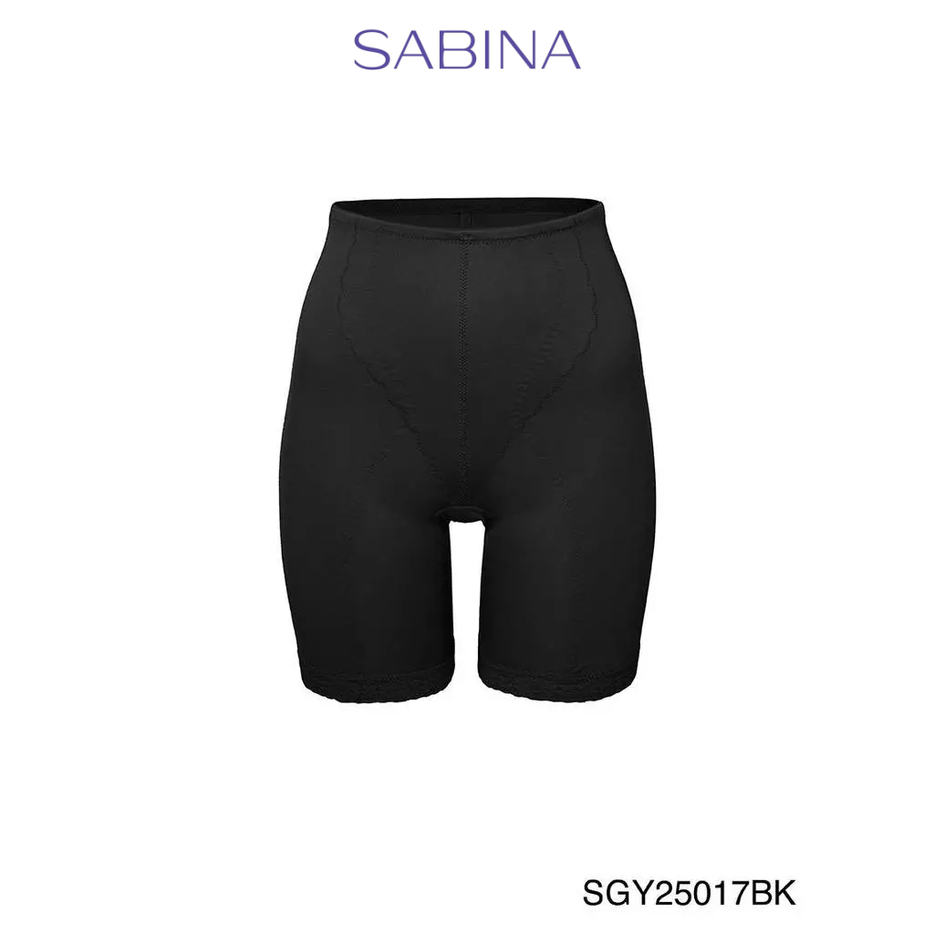 Sabina กางเกงกระชับสัดส่วนเอวสูง Medium Support รหัส SGY25017BK - สีดำ