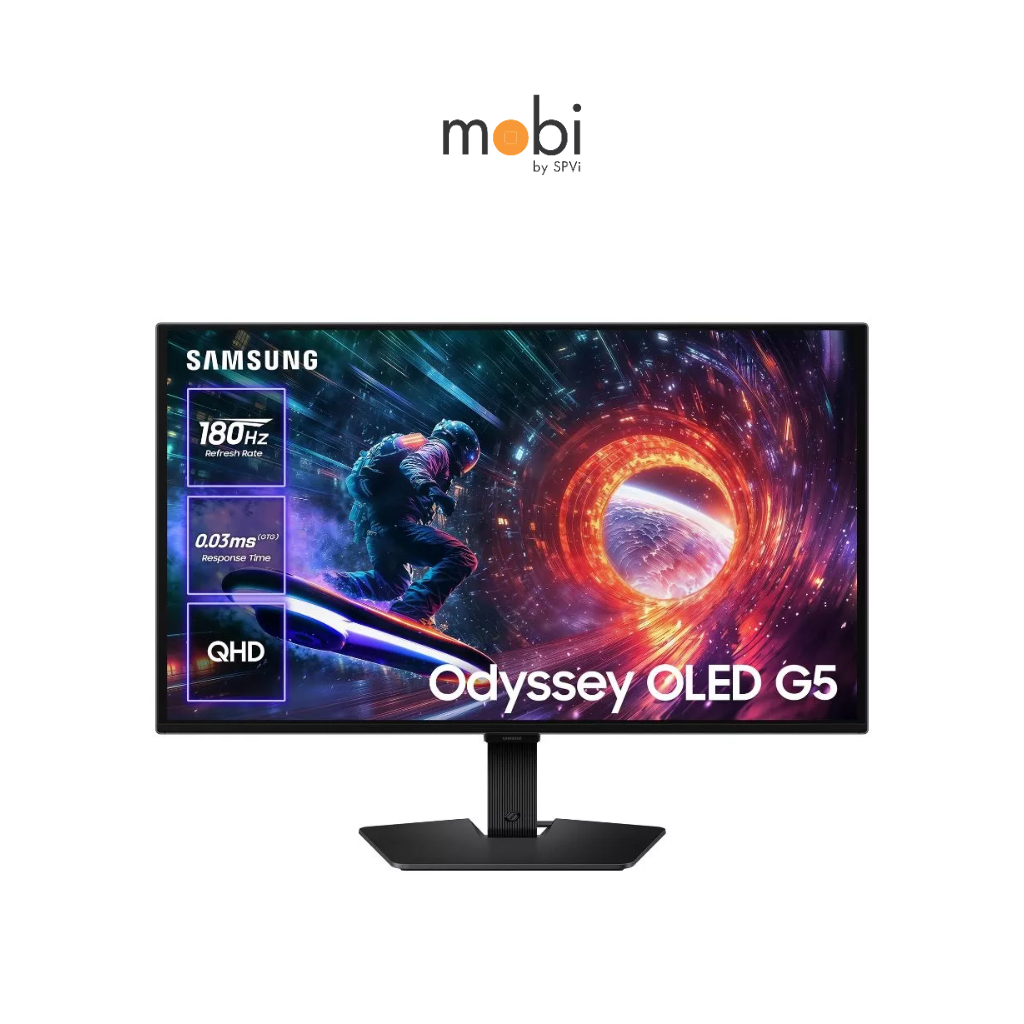 SAMSUNG จอมอนิเตอร์ 27" Odyssey OLED G5 G50SF QHD 180Hz Gaming Monitor | LS27FG502SEXXT