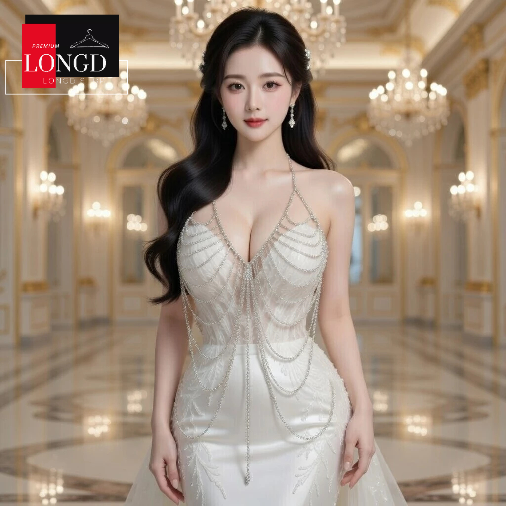 ชุดเซ็กซี่ ชุดประดับ CC8080 (PS) พร้ออมส่งจากไทย สร้อยประดับ สังวาลย์ เพิ่มความSexy
