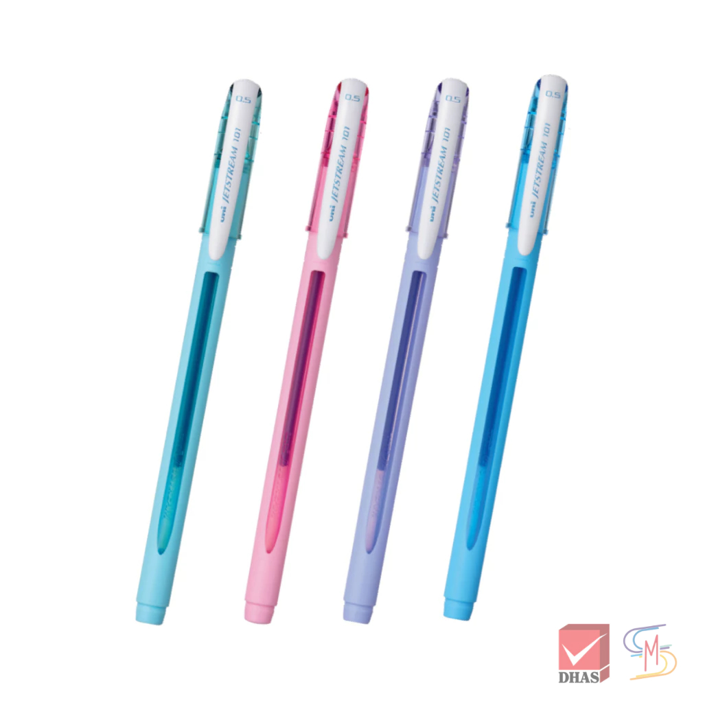 Uni ยูนิ ปากกา ปากกาลูกลื่น Jetstream SX-101FL-07 นํ้าเงิน 0.7 จำนวน 1 ด้าม