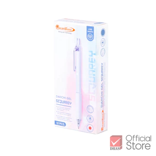 Quantum ปากกา ปากกาเจล สแควรี 0.5 นํ้าเงิน คละสี จำนวน 1 ด้าม