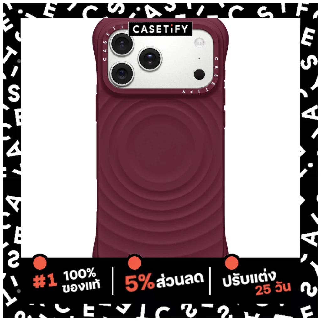 CASETiFY | Ripple Case - Mulberry [Ripple] For iPhone แท้