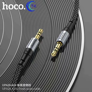 [ส่งไวจากไทย]HOCO UPA26 สาย AUX แจ็ค 3.5 มม. AUX สายสัญญาณเสียง ตัวผู้ 2 หัว สำหรับ ลำโพง รถยนต์ มือถือ [ของแท้ 100%]