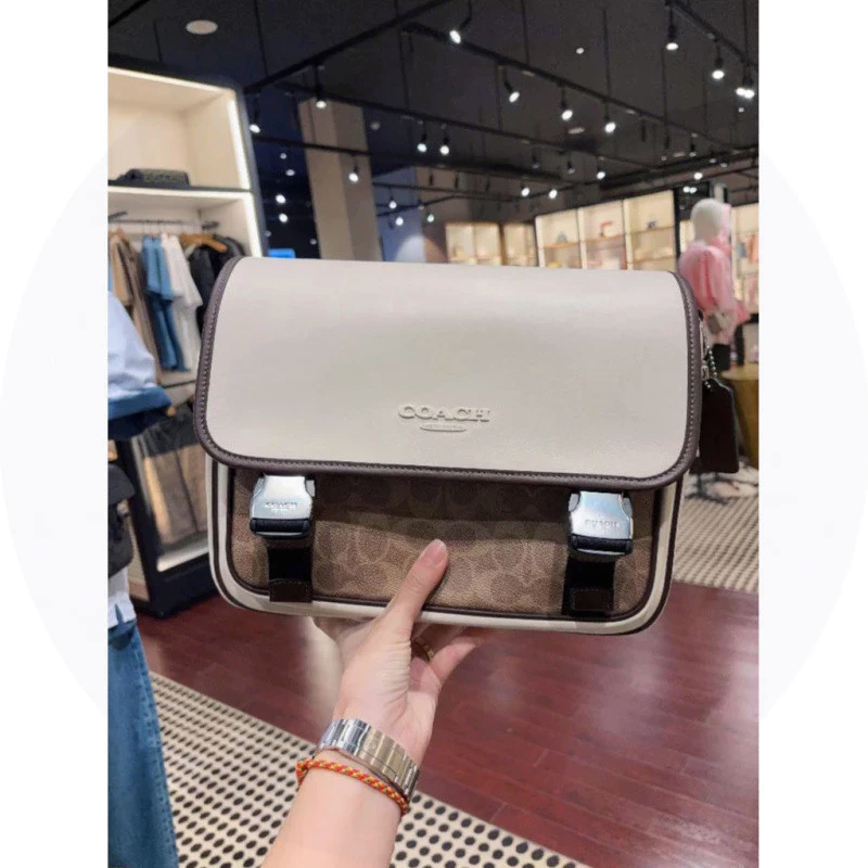 กระเป๋าสะพาย หนังวัว แท้ กระเป๋า กระเป๋าผู้ชาย Messenger Bag Racer CT716 CT753 CU110