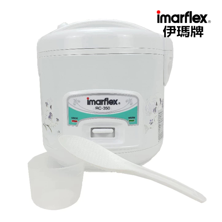 IMARFLEX_22 หม้อหุงข้าวอุ่นทิพย์ อลูมิเนียม แบบเคลือบ 1 ลิตร RC-350