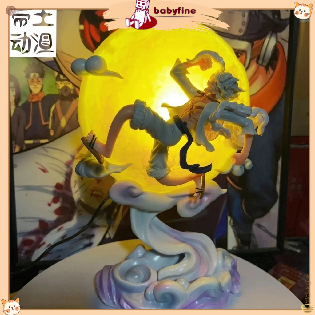 【24H COD】Luminous 28 ซม.One Piece Gear 5 Luffy Sun God Nika อะนิเมะรูปพลาสติกMoon Chasing รุ่นคอลเลกชันรูปปั้นของเล่นสํ