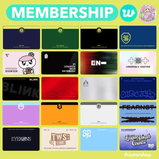 NCT127 DREAM WISH BTS PLAVE CORTIS ENHYPEN RIIZE TREASURE AESPA BUS BOYNEXTDOOR บัตรแข็งรูปภาพอัลบั้มรูปการ์ด Membership