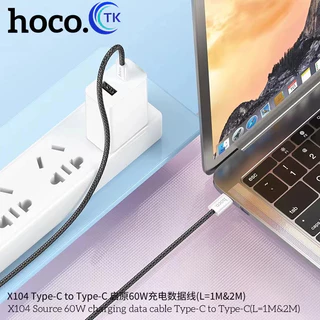 hoco. สายชาร์จ X104 Charging Data Cable PD 60W Fast Charge สาย ชาร์จชาร์จเร็ว Type-C to Type-C ความยาว 1M/2M