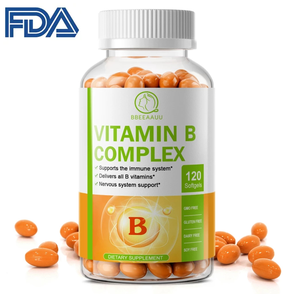 B Complex + CoQ10 120 Capsules วิตามินบีคอมเพล็กซ์พรีเมียม • ครบทั้ง 8 ชนิด + CoQ10 • สนับสนุนพลังงาน ระบบประสาท