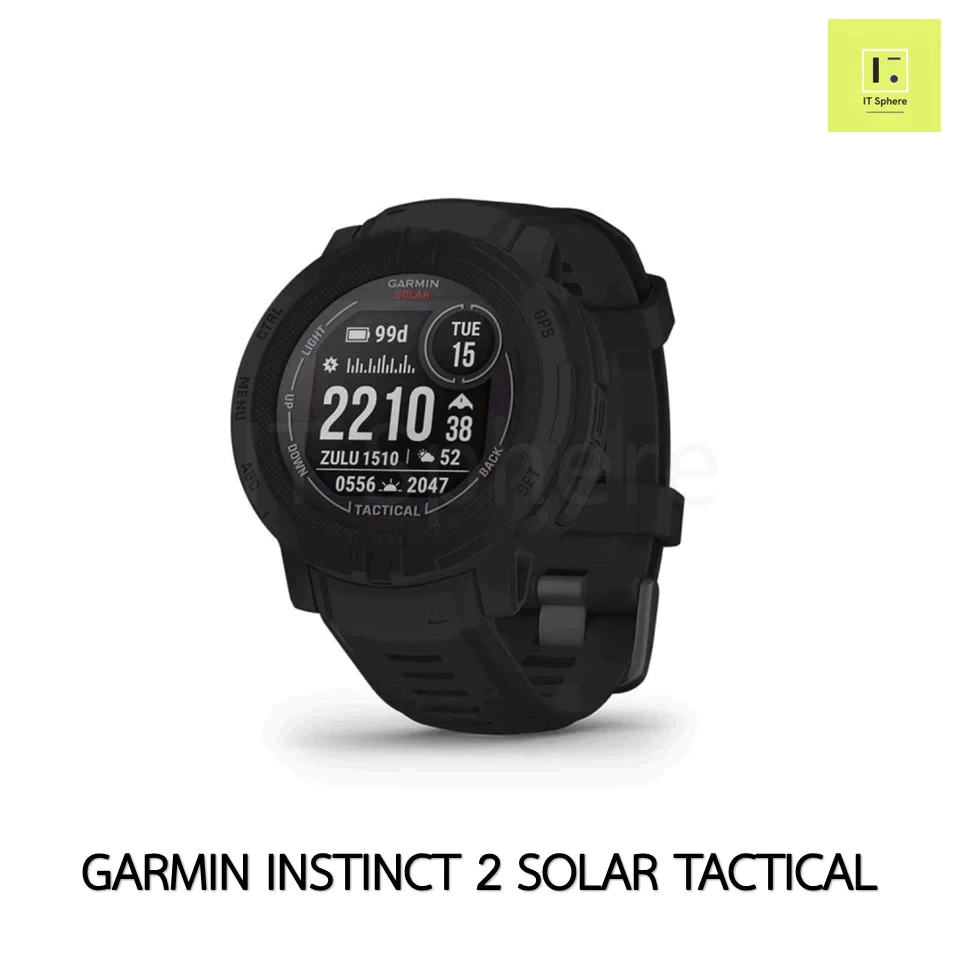 [ศูนย์ไทย] GARMIN INSTINCT 2 SOLAR TACTICAL EDITION Smartwatch การ์มิน  (นาฬิกา Garmin instinct ii) 