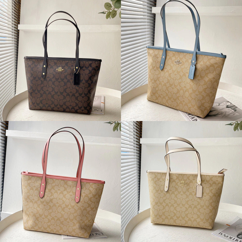 Tote Bag F58292 CCQ28 กระเป๋าผู้หญิง กระเป๋าสะพายข้าง กระเป๋าถือ ความจุเยอะ 5C9O2D64