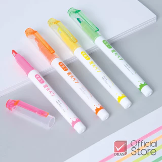 [Clearance Sale] Kioku ปากกาไฮไลท์ ปากกาเน้นข้อความ รุ่น KK011 คละสี จำนวน 4 ด้าม