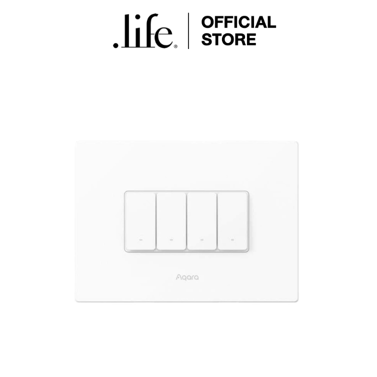 AQARA สวิตช์ Light H2 Horizontal [4 Buttons, 3 Channel] - White