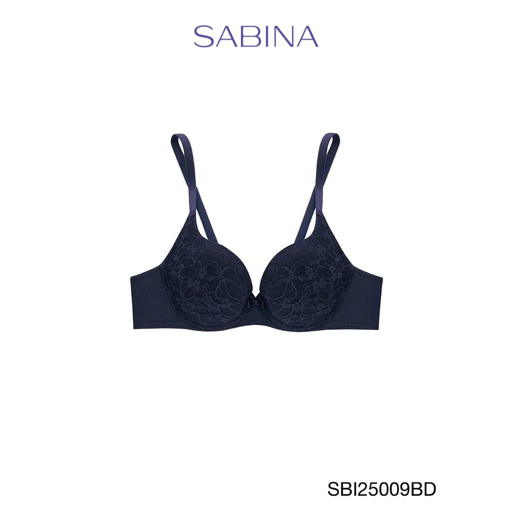 Sabina Modern V Level 3 เสื้อชั้นใน  มีโครง รหัส SBI25009BD - สีน้ำเงินเข้ม