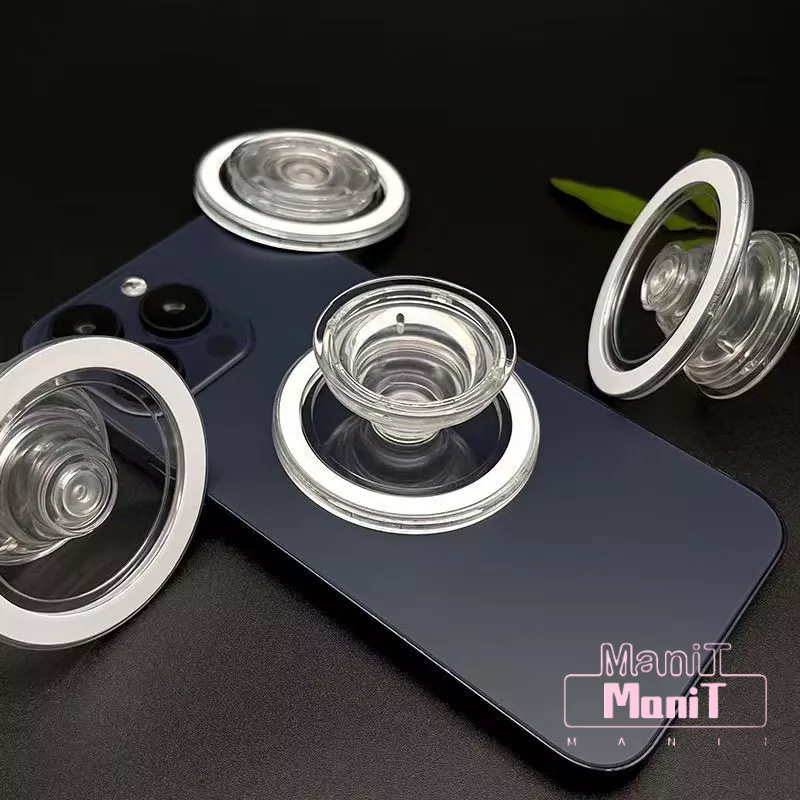 Magsafe ติดแน่น Griptok แม่เหล็ก LiveSmart กริ๊ปต็อก Popsocket แหวนสี กิฟท้อก แหวนโทรศัพท์ iring กิฟ