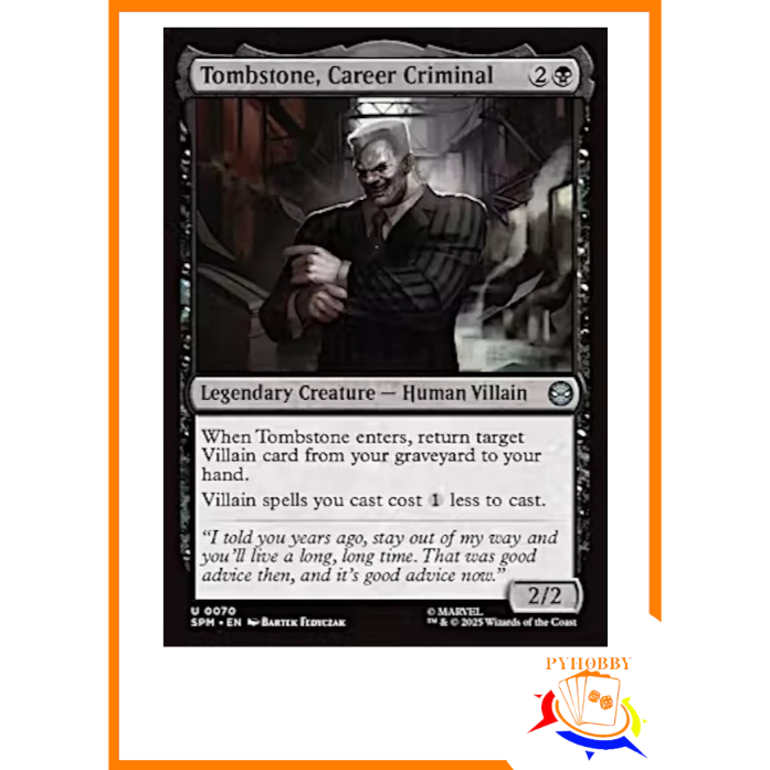 [MTG] Marvel's Spider-Man: Tombstone, Career Criminal