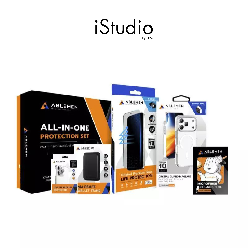 ABLEMEN BOX FF 2X BLC WITH CASE สำหรับ iPhone 17 Pro / 17 Pro Max