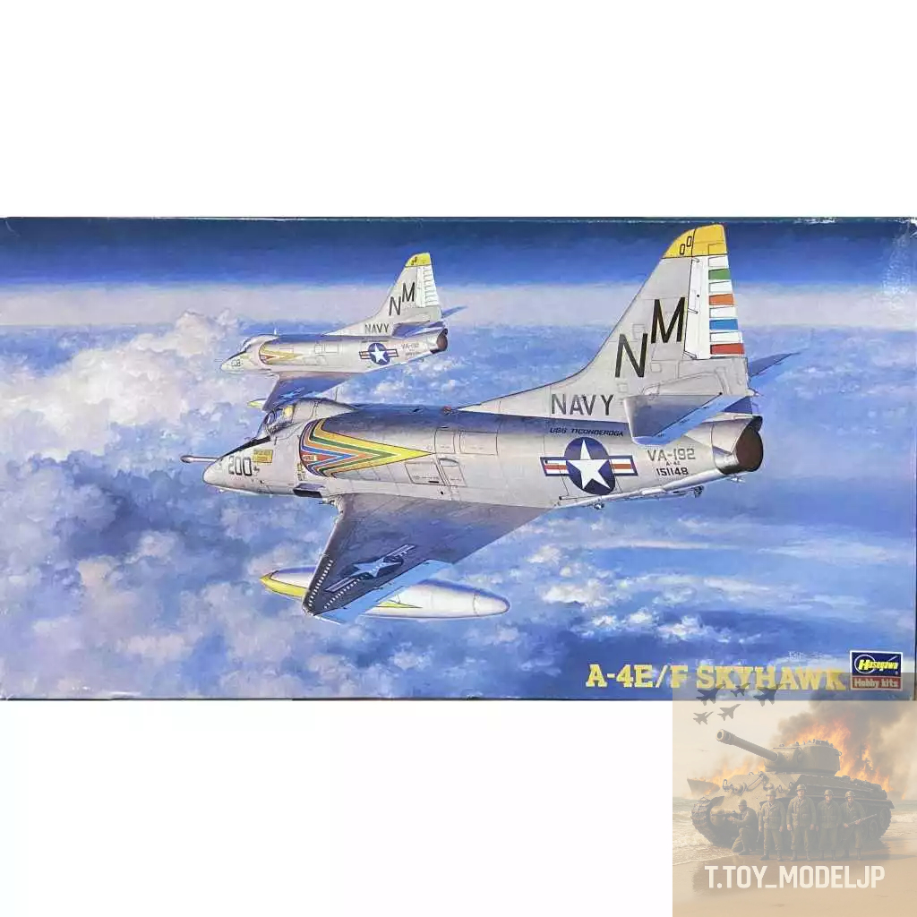 Hasegawa 1/48 A-4E/F Skyhawk โมเดลเครื่องบินรบ เครื่องบินประกอบ เครื่องบินสงครามโลก
