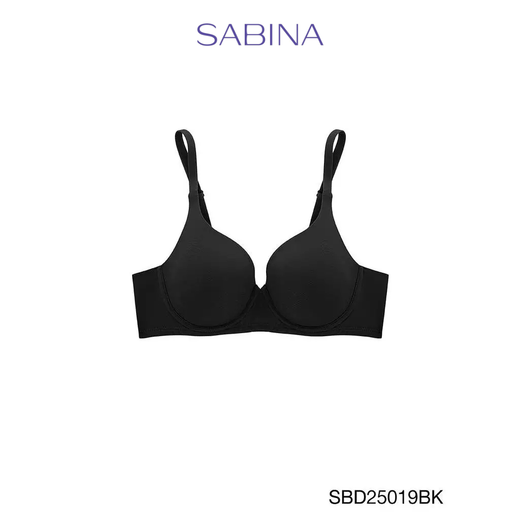 Sabina Perfect Bra Level 1 เสื้อชั้นใน  มีโครง รหัส SBD25019BK - สีดำ