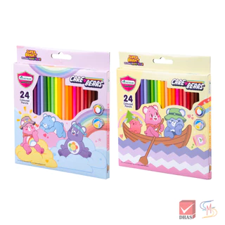 Master Art มาสเตอร์อาร์ต สีไม้ ดินสอสีไม้ แคร์แบร์ 24 สี รุ่นซุปเปอร์ไบรท์ (คละลาย) จำนวน 1 กล่อง