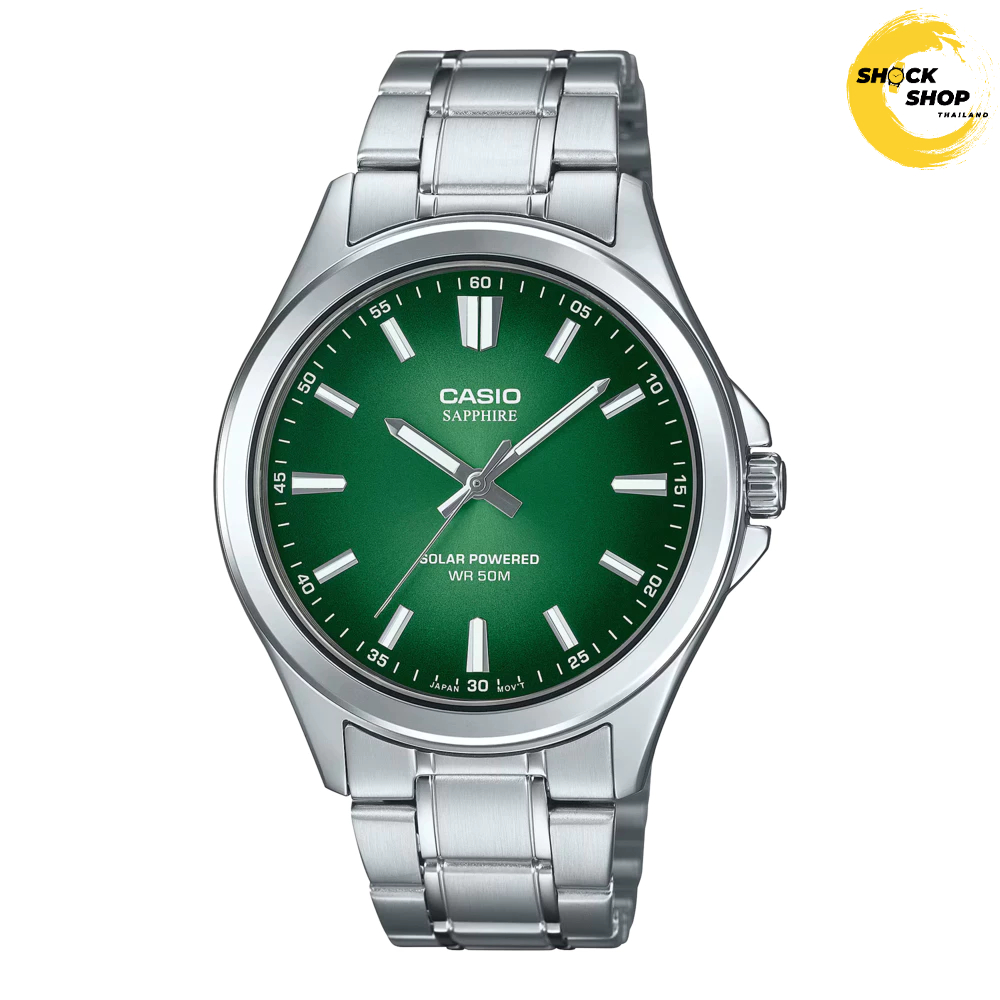 CASIO นาฬิกาผู้ชาย Solar,กระจก Sapphire รุ่น MTS-RS100D-3A คาสิโอ