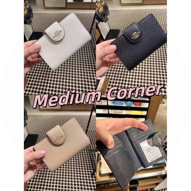Medium Wallet 6390 ผู้หญิง กระเป๋า กระเป๋าสตางค์ YKKซิป ช่องเหรียญ