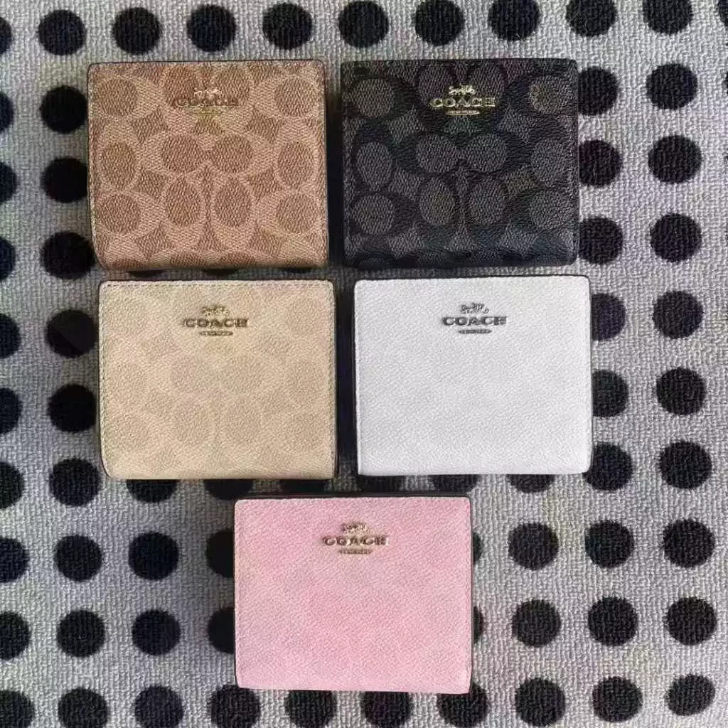 Wallet CW789 กระเป๋าสตางค์ใบเล็ก กระเป๋าสตางค์ ผู้หญิง ช่องซิป ตัวล็อกแบบกด U14R35E8