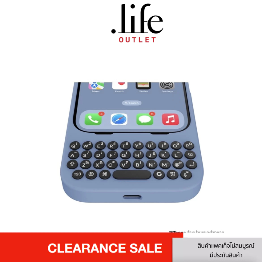 Clicks เคสพร้อมคีย์บอร์ด สำหรับ iPhone 16 Pro By Dotllife outlet