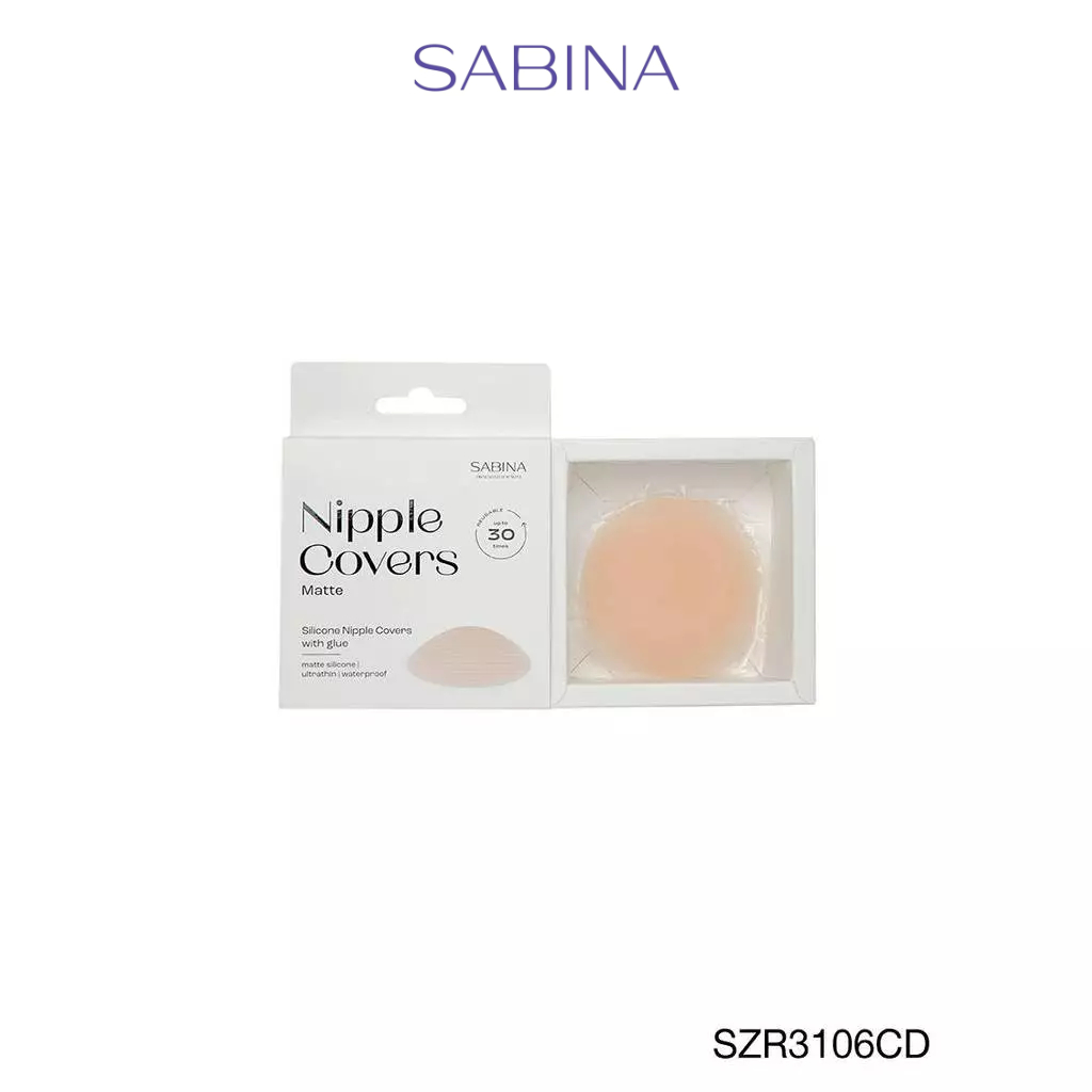 SABINA ซิลิโคนปิดจุกเนื้อแมตต์ แบบมีกาว รหัส SZR3106CD - สีเนื้ื้อเข้ม