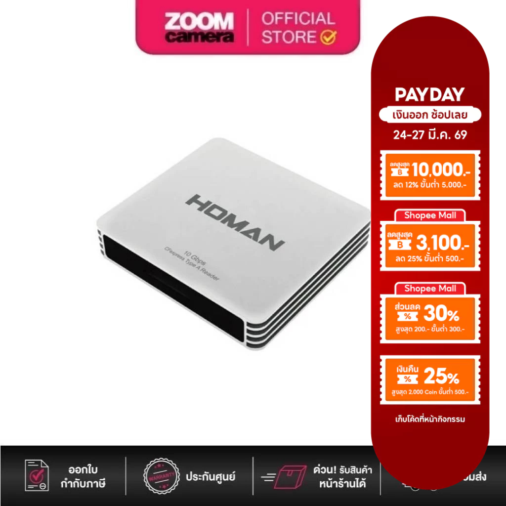 Homan CFexpress Reader Type A (ประกันศูนย์)