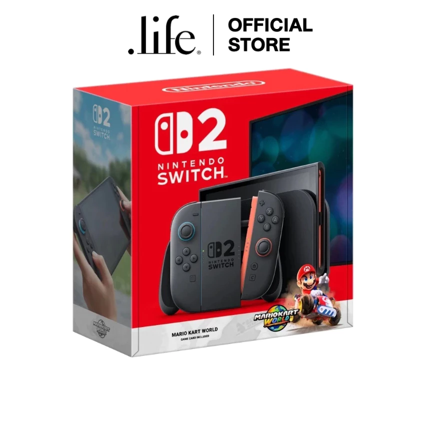 Nintendo Switch 2 Console + Mario Kart World Bundle เครื่องเกมคอนโซล | by Dotlife