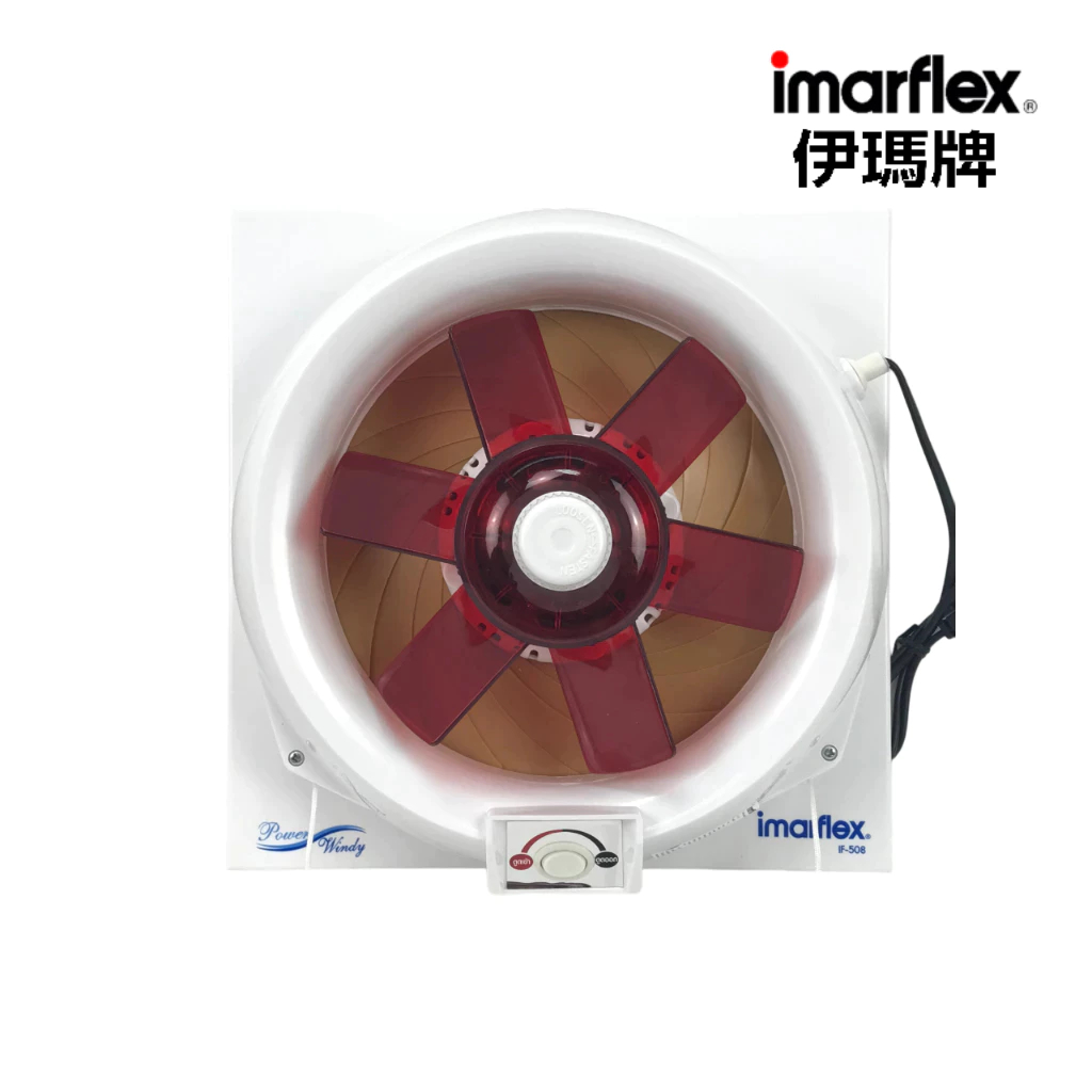 IMARFLEX_1 พัดลม ระบายอากาศ ติดปูน 10 นิ้ว IF-510