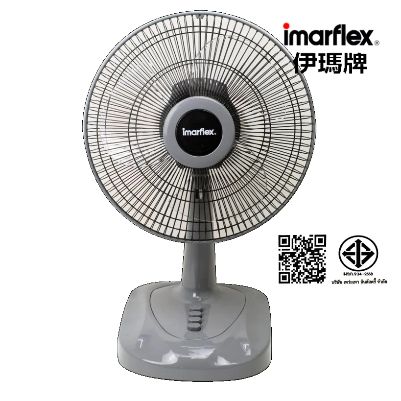 IMARFLEX_1 พัดลม ตั้งโต๊ะ  12 นิ้ว IF-T300