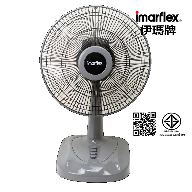 IMARFLEX_1 พัดลม ตั้งโต๊ะ 12 นิ้ว IF-T300