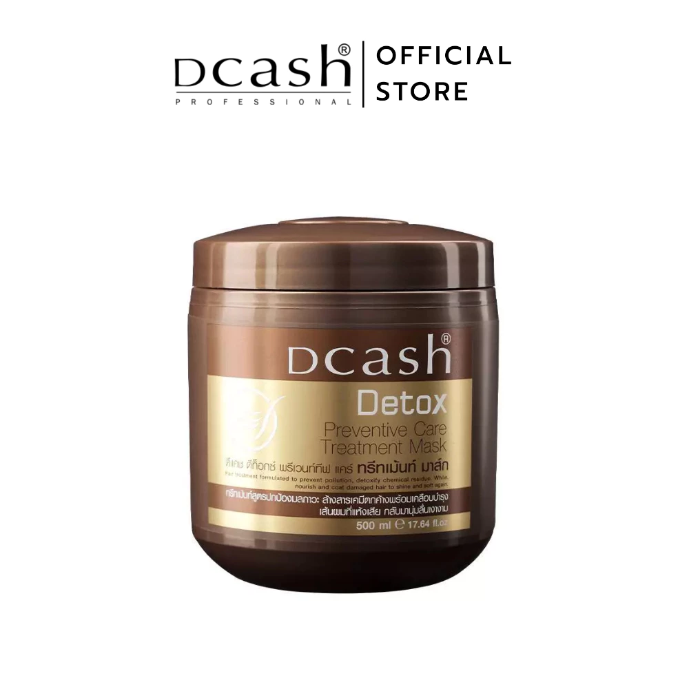 Dcash ดีแคช ดีท็อกซ์ ออกซิเจน ออริจินัล อินเท็นซีฟ ทรีทเม้นท์ 500ml.