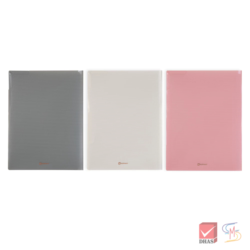 Elephant ตราช้าง แฟ้ม แฟ้มจัดระเบียบ 4 ช่อง A4 ไฟล์ไอเดีย LF04 คละสี จำนวน 1 แฟ้ม