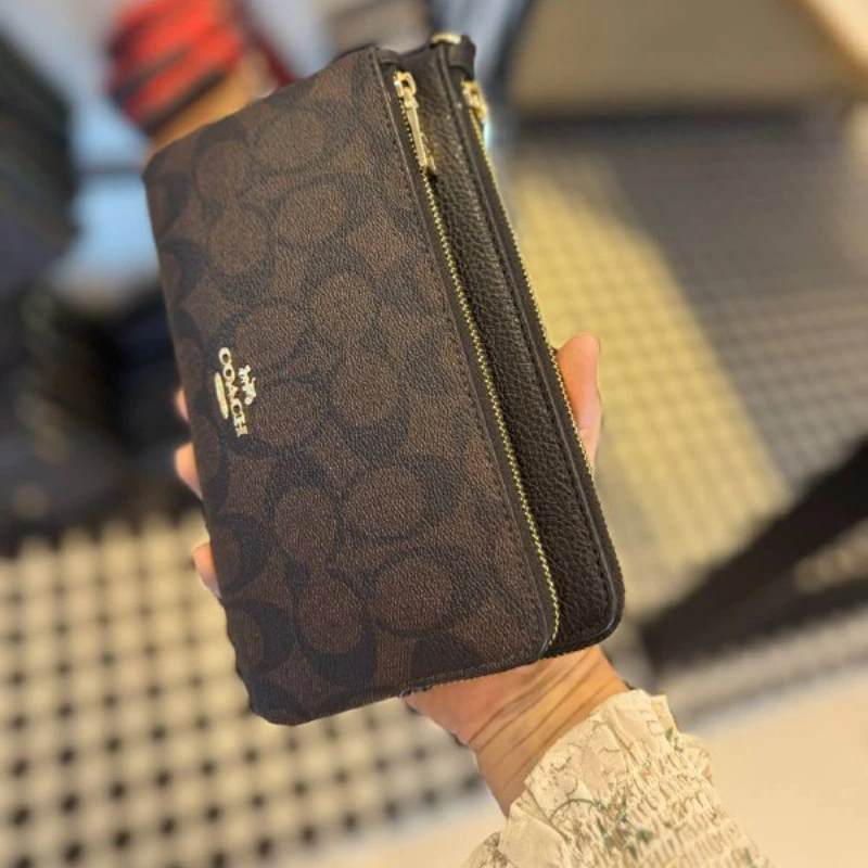 Double Zip Wallet C5576 C5610 (กระเป๋าคล้องมือ2ซิป SizeL) กระเป๋าสตางค์ กระเป๋าเงิน 1C7O3A5CH6
