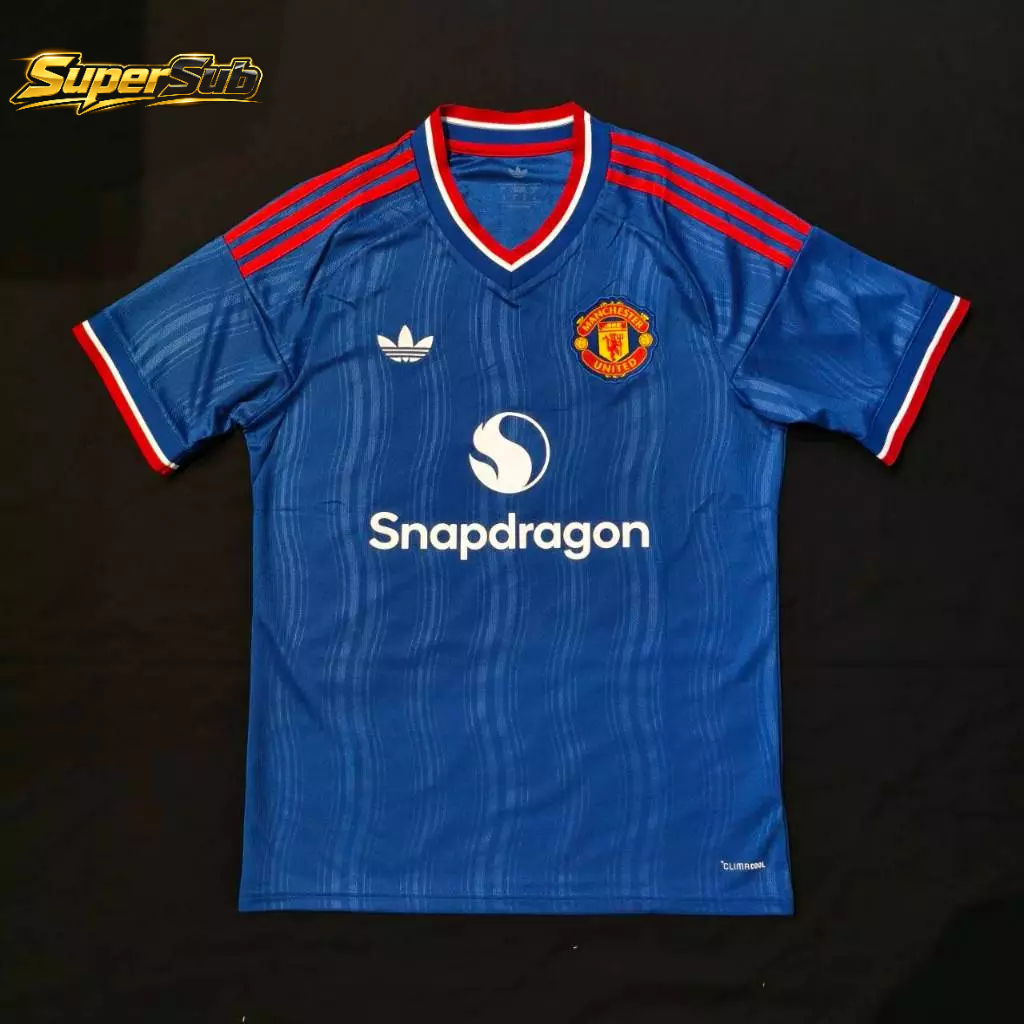 MANCHESTER UNITED 26/27 AWAY REPLICA JERSEY แมนยูเยือนแฟนบอลสีน้ำเงิน ของแท้ 100%