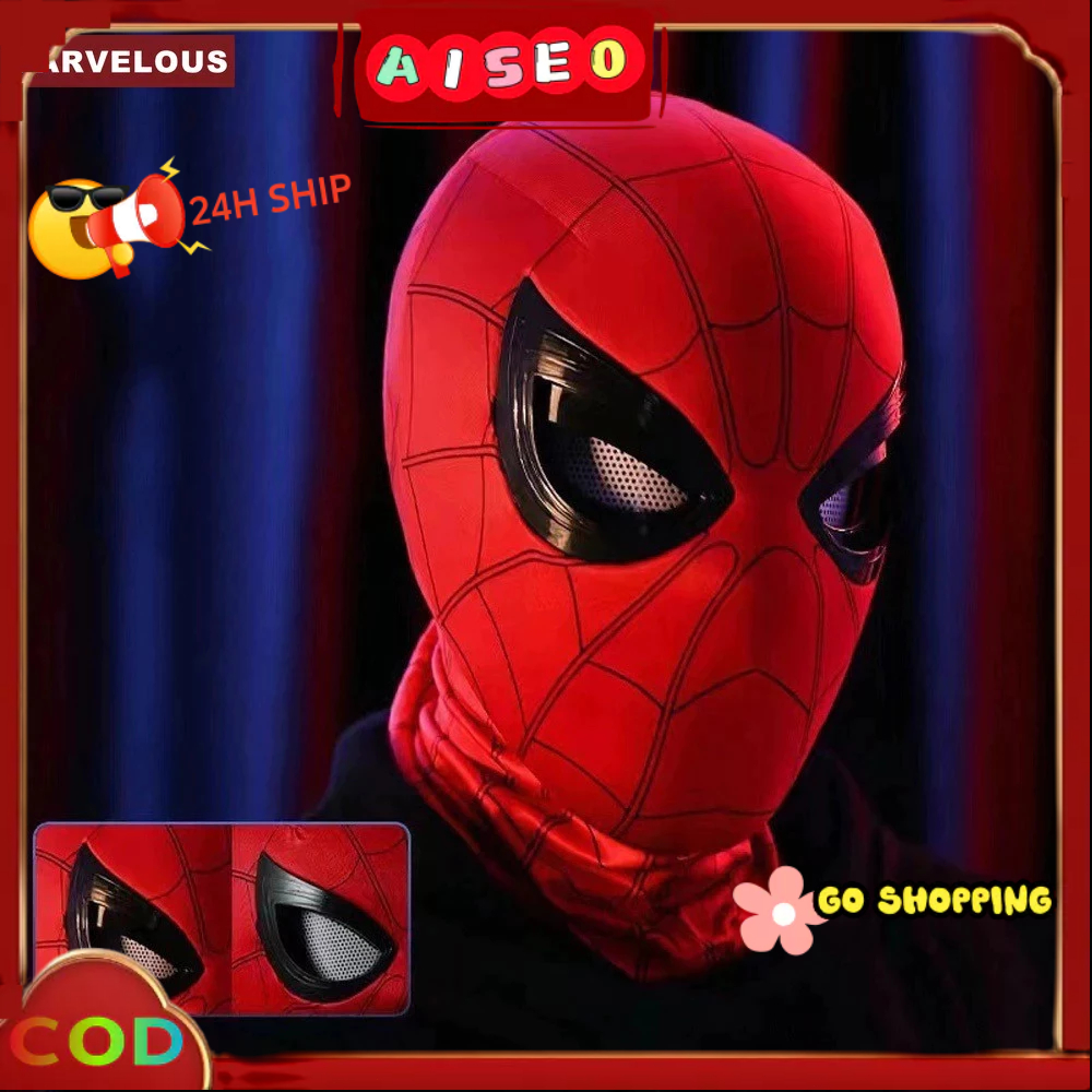 【ส่งจากไทย】Spider-Man Headgear Mask หน้ากากสไปเดอร์แมน ของขวัญสำหรับเด็กฮาโลวีน คอสเพลย์ Super-hero