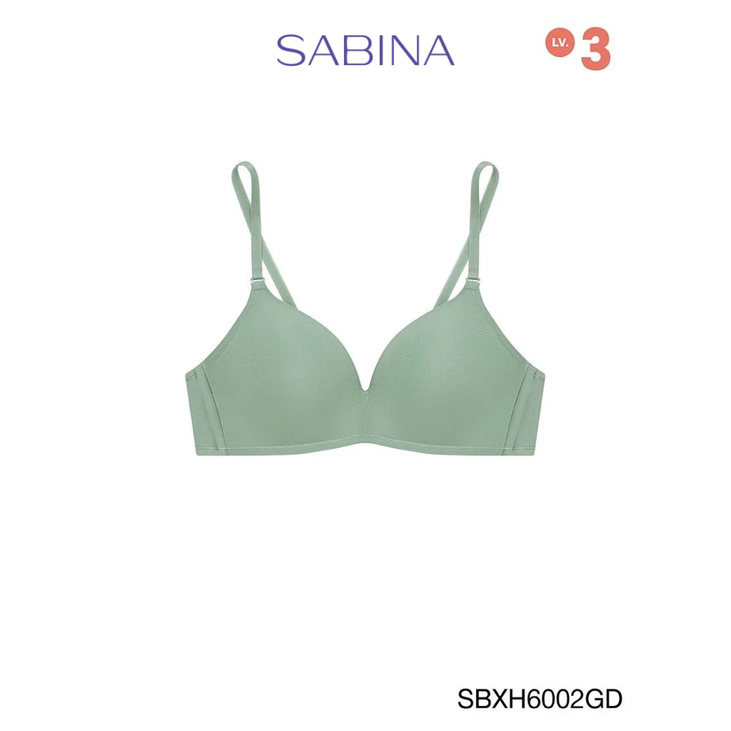 [Online Exclusive] Sabina Soft Doomm Level 3 เสื้อชั้นใน ไร้โครง รหัส SBXH6002GD - สีเขียวเข้ม