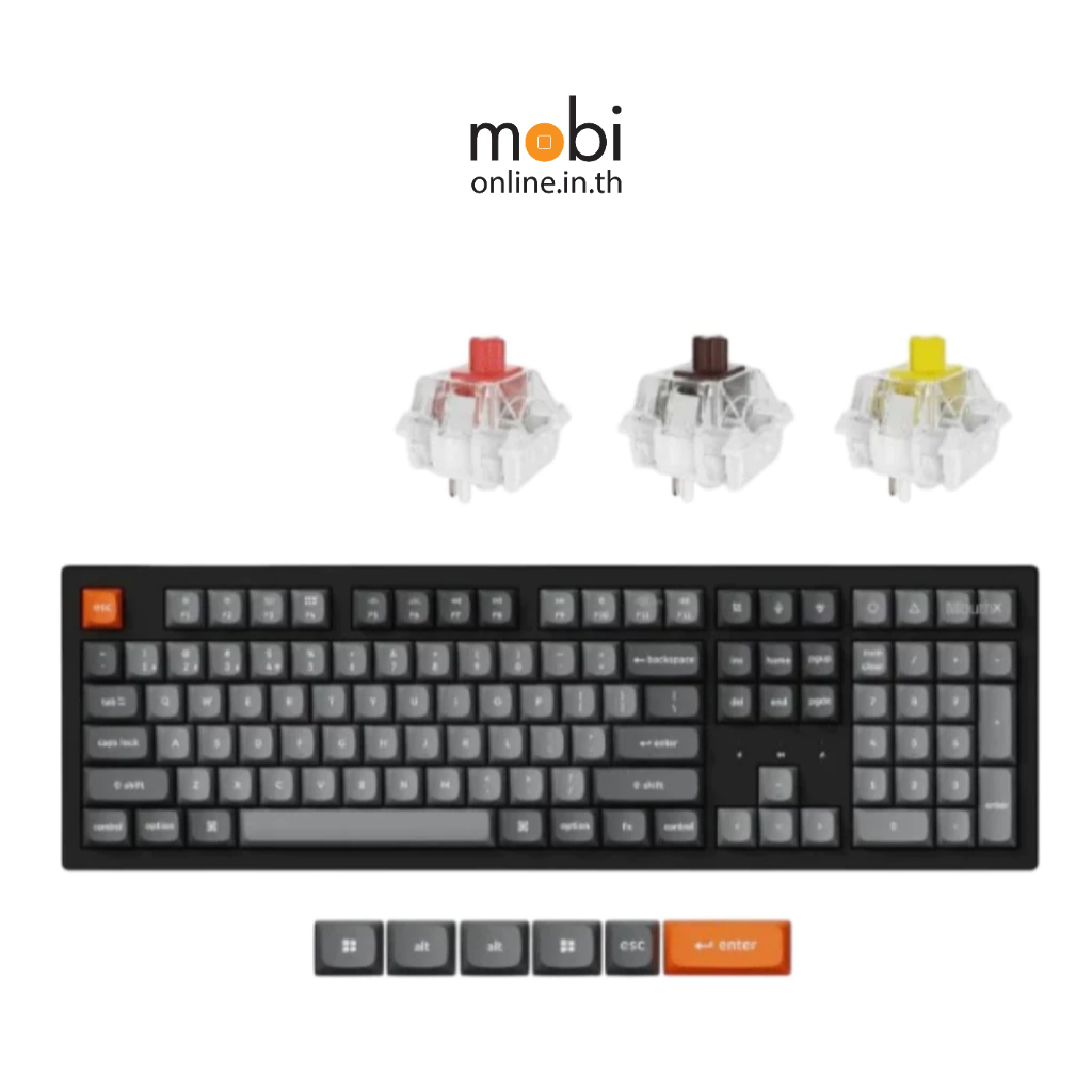 คีย์บอร์ดไร้สาย Keychron K10 Max QMK Wireless Mechanical Keyboard ขนาด 100% -TH/EN