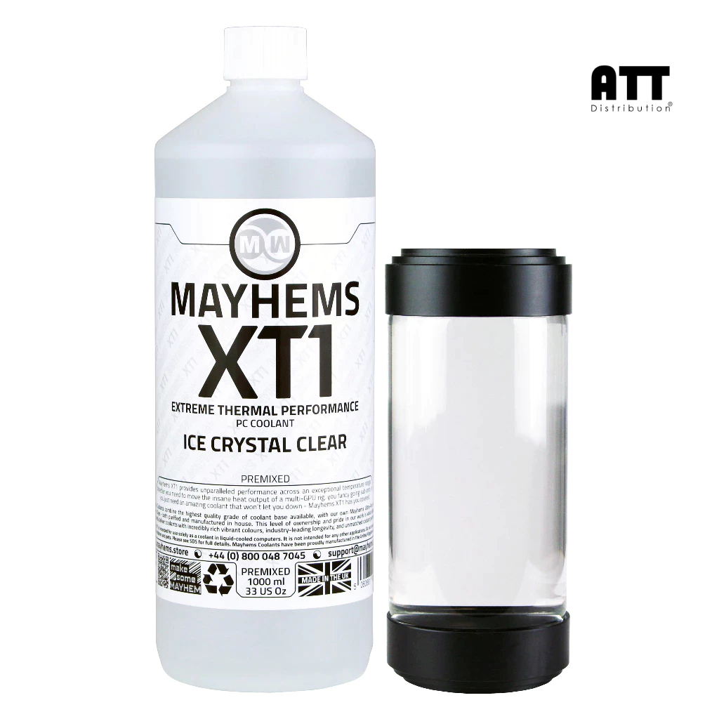 Mayhems - PC Coolant - XT1 Premix - Thermal Performance Series, 1 Litre (MADE IN UK)