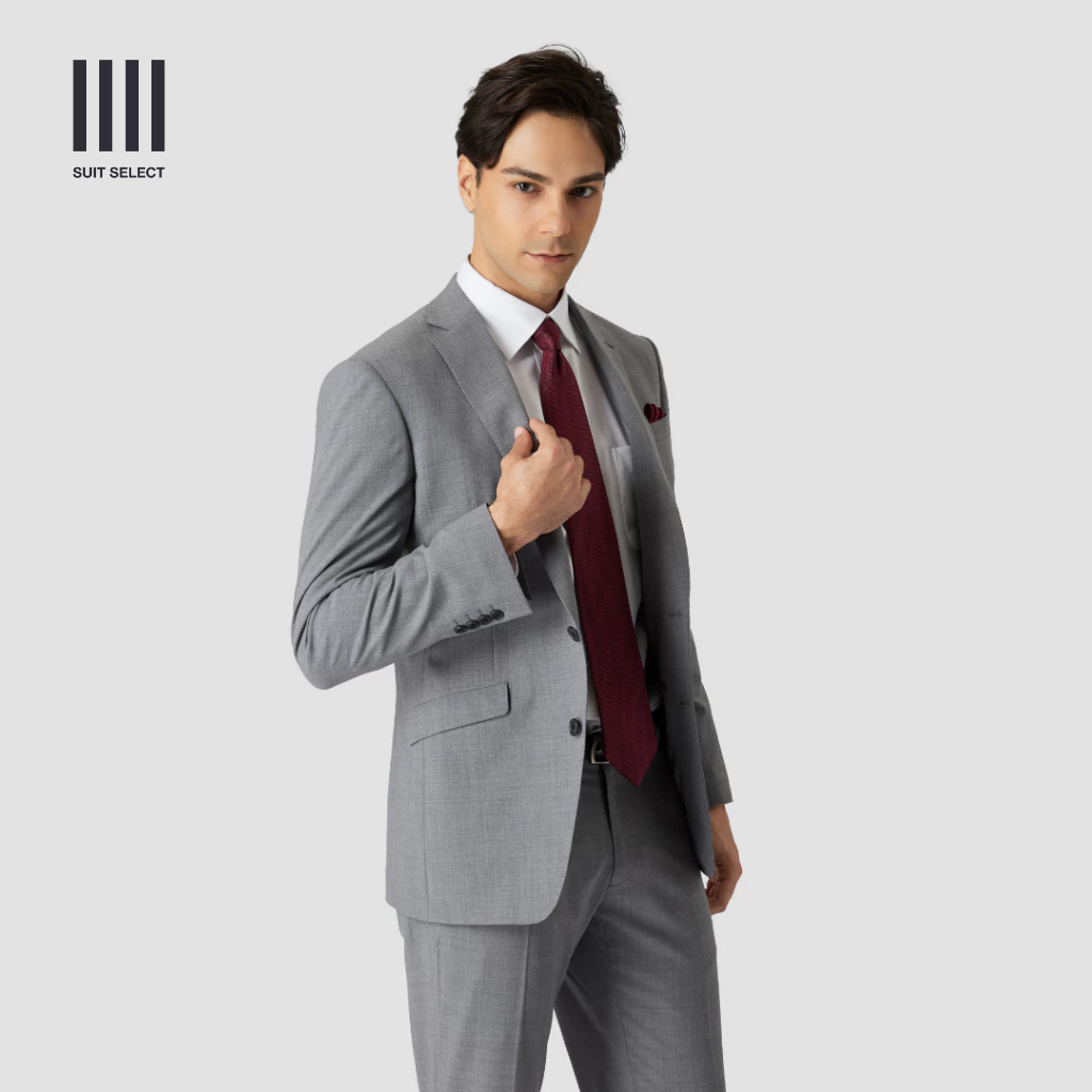 SUIT SELECT Shower Clean New Zealand Wool Jacket (Gray) เสื้อแจ็คเก๊ตสีเทา ซักเครื่องได้