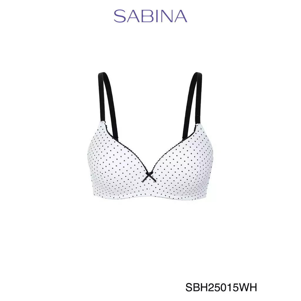 Sabina Soft Doomm Level 3 เสื้อชั้นใน  ไร้โครง รหัส SBH25015WH - สีขาว