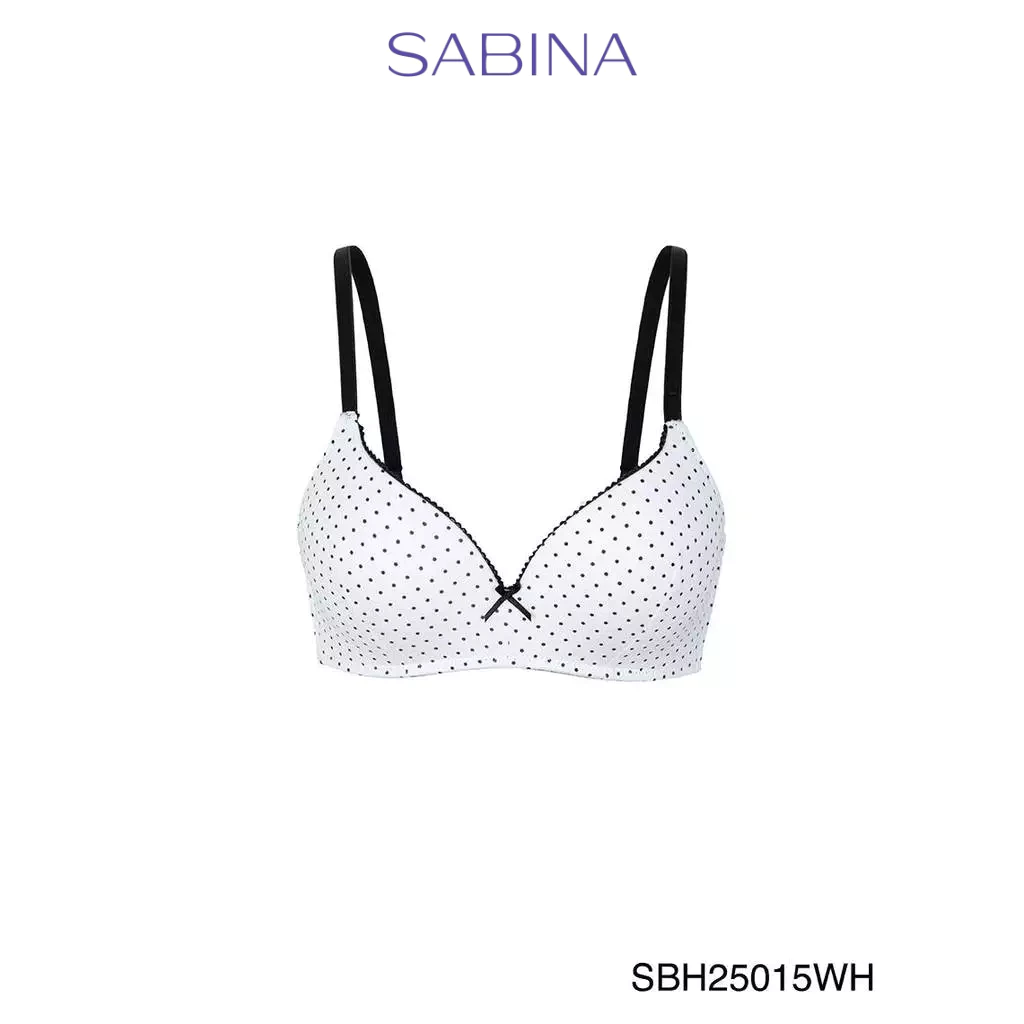 Sabina Soft Doomm Level 3 เสื้อชั้นใน ไร้โครง รหัส SBH25015WH - สีขาว