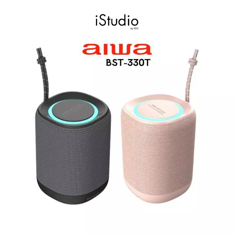 AIWA BST-330T Mini Bluetooth Speaker ลำโพงบลูทูธพกพามินิ กันน้ำระดับ IPX5